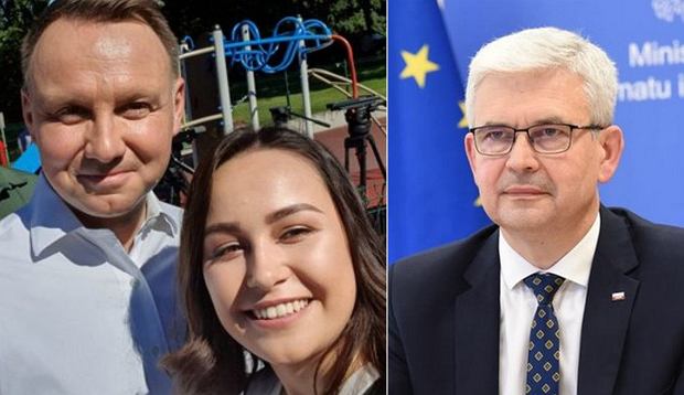 z26960671Q,Klaudia-Zyska-z-Andrzejem-Duda-podczas-kampanii--z Córka wiceministra Zyski dostała posadę