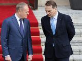 Sasin: Jest scenariusz w PO wymiany Tuska na Sikorskiego