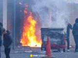 Zamieszki w Belfaście: Ksenofobiczne protesty po ataku nożownika